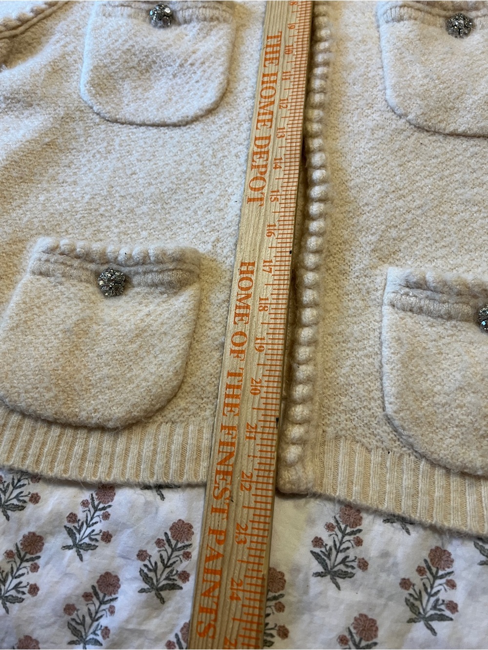 J. Crew Odette sweater lady jacket with jewel buttons M - Picture 8 of 10